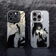 thumbnail image 2 of Funda de teléfono Black Anime Bleachs Kurosaki Ichigo para iPhone 16, 15, 14, 13, 12, 11 Pro Max, X, XR, XSMAX, 8, 7 Plus, cubierta trasera mate de caramelo, 2 of 5