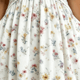 thumbnail image 6 of CHGBMOK Vintage Floral Wrap Midi Dress Women High Waist Tummy Control Short Sleeve Pocket Flowy Sundress S-5XL Elegant Dress for Wedding Party Daily Travel, 6 of 7