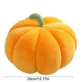 thumbnail image 4 of 13.8" Halloween Pumpkin Floor Pillow - Oversized Plush Throw Cushion for Kids, Girls & Home Decor, Cute Pumpkin-Shaped Seating Pad & Decorative Accent, 4 of 8