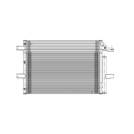 TYC 3894 A/C Condenser Fits 2010 Dodge Ram 2500