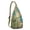 Olive-green-12, variant on Abstract Paisley Sling Backpack - Retro Artistic Design Crossbody Bag, Multi-Pocket Travel Pack for Photography