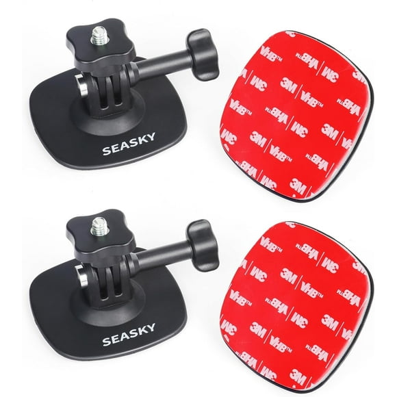 [2Pack] A1 Flexible Adhesive Mount Kit Helmet Base Compatible with insta360 One X3 X2 X RS, GoPro Max 360