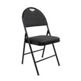 thumbnail image 1 of Mainstays Fabric Folding Chair Black, 1 of 3