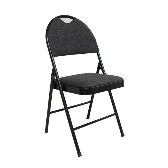 Chaise pliante Mainstays en Tissu Noir