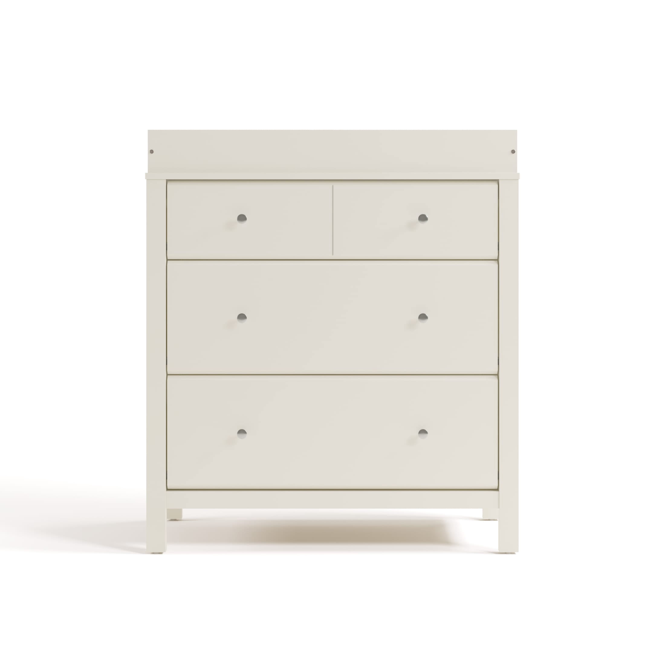 Storkcraft Horizon 3 Drawer Chest with Infant Changing Topper, Frosted Oat