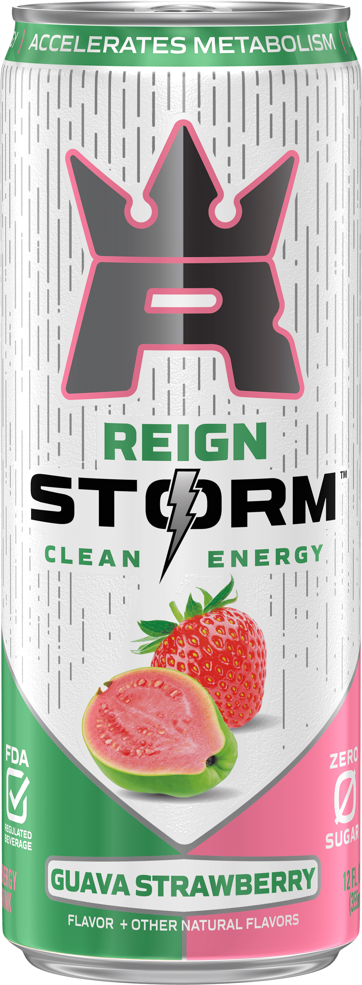 Reign Storm Clean Energy, Guava Strawberry, 1 Count, 12 fl oz