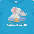 thumbnail image 4 of Inktastic My Nonni Loves Me Cute Elephants Clouds Moon and Stars Boys or Girls Baby T-Shirt, 4 of 5