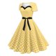 thumbnail image 2 of Vestidos de Fiesta de Cóctel para las Mujeres sin Mangas Cuello en V Vintage Impreso Vestido Elástico, Fiesta de Moda Y Vestido Casual, 2 of 9