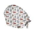 thumbnail image 5 of Medical Scrub Cap, Adjustable Tie Back Scrub Caps for Women/Men, Breathable Nurse Surgical Hats for Long Hours, 5 of 5