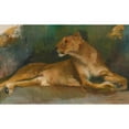 thumbnail image 3 of Geza Vastagh 18x13 Black Modern Framed Museum Art Print Titled - Lowin Resting, 3 of 5
