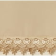 thumbnail image 4 of Elizabeth Macrame Embroidery Design 3pc Curtain Set for Kitchen and Home window treatment Consist of 2 Bottom Tiers: 30"X36" each and top Swag: 60"X36", 4 of 4