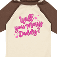 thumbnail image 4 of Inktastic Will You Marry Daddy Boys or Girls Long Sleeve Baby Bodysuit, 4 of 5