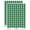 Dark Green, variant on Clean Bold Text 200+ Round Stickers - Black - Matte Finish - 0.50" Size