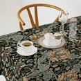 thumbnail image 2 of William Morris Tablecloth, Boho Rustic Ethnic Flower Original Design Print Table Cloth for Home Party Dining Room Kitchen Decor 60x120inch, 2 of 6