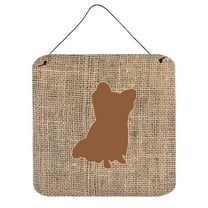 Chihuahua Burlap and Brown BB1115 Wall or Door Hanging Prints