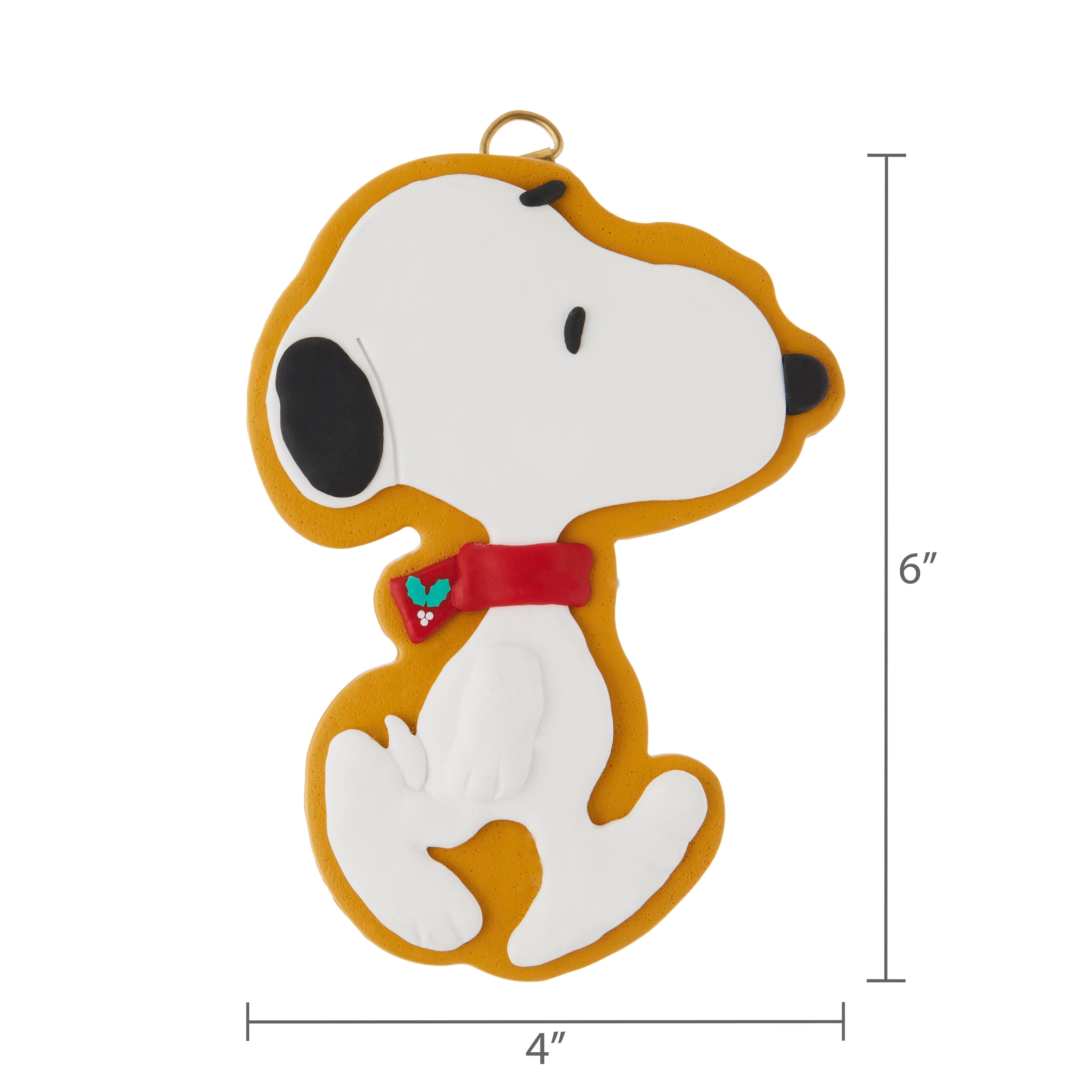 Peanuts, Snoopy " Cookie" Wall Decor, 5.5" Tall, White, by Ruz