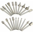 thumbnail image 1 of 20 Pack Dremel Tungsten Carbide Cutter Burs Rotary Grinder Drill Bits, 1 of 5