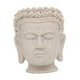 thumbnail image 2 of Escultura de maceta con cabeza de Buda, color gris, para decoración de plantas de interior. Altura 106 cm, 2 of 9