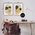 thumbnail image 3 of Boho Monstera Archway Landscape Botanical & Floral Painting Gray Framed Art Print Wall Art, Set of 2, 3 of 8
