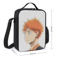 thumbnail image 2 of Haikyu Lunch Bag, Reusable Portable Lunch Tote Bag for Work Picnic, Insulated Thermal Lunch Box, Keep Food Fresh, 9.8x7.9x3.1 Inch, 2 of 8