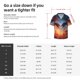 thumbnail image 5 of Balery Red And Blue Fire Cloud Dragon Camisa Casual de Manga Corta con Botones para Hombre, Texturizada, Estilo Cubano, para Playa, Verano-Large, 5 of 5