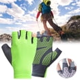 thumbnail image 4 of Wosthever Guantes de fitness Mitones de medio dedo Resistencia al desgaste Soporte de muñeca flexible Protección de la palma Entrenamiento Ciclismo 14.7x12.8x1.7 cm 9, 4 of 5