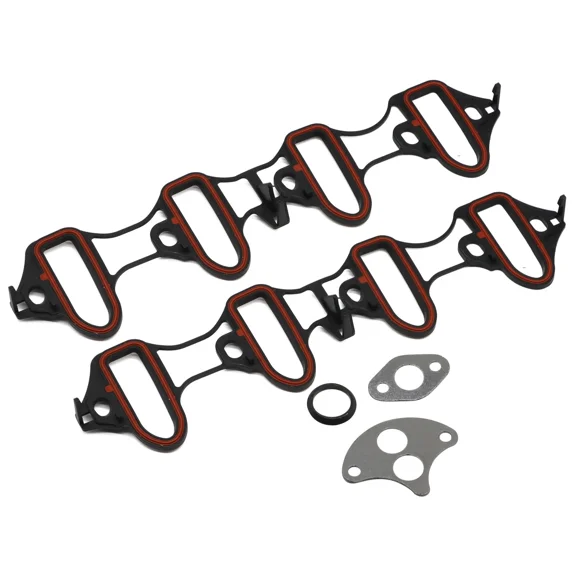 Woudy Intake Manifold Gasket Set Replacement for Chevrolet GMC LS 4.8L 5.3L 6.0L 6.2L, MS98016T