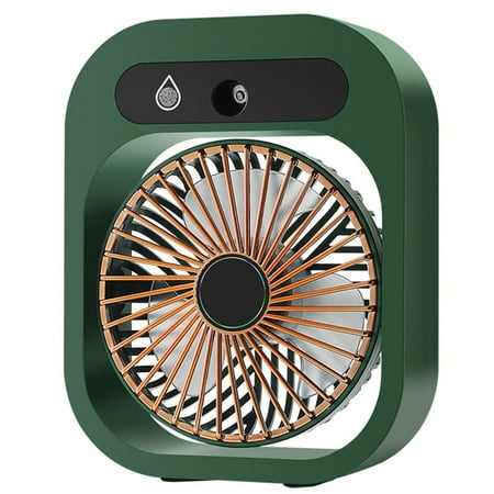 

Portable Air Conditioner Fan with Misting Function USB Rechargeable Fan for Desk