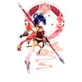 thumbnail image 1 of HHHC Exquisite HHHC Figier Stand. 3PCS Dual Insert with Background Genshin Standing Figure (Xiangling), 1 of 3