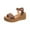 Brown, variant on Aboser Sandals for Women Platform, Wedge Ankle Buckle Sandals Summer Dress Sandals Open Toe Espadrille Platform Shoes