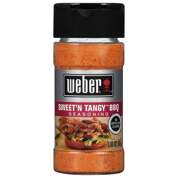 Weber Sweet'n Tangy BBQ AKF18 Seasoning, 3 Ounce Shaker