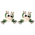 thumbnail image 1 of CIMAXIC Broche Perle Exquise avec Épingle Robuste pour Décoration Alliage Multicolore 2 Pcs, 1.46"X1.22"X0.79 Pouces, 1 of 5