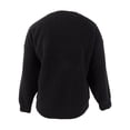 thumbnail image 2 of Calvin Klein Performance Womens Plus Embroidered Fitness Sweatshirt Black 1X, 2 of 2
