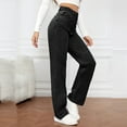 thumbnail image 6 of Enjoytime Jeans for Women 2026 High Waisted Stretch Flare Wide Leg Pants Trendy Vintage Casual Trousers with Pockets, 6 of 7