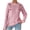 Pink, variant on DAFPZW Women Floral Embroidered Cable Knit Sweater Long Sleeve Crewneck Cute Casual Fall Lightweight Jumper Pullover Tops