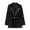 *Black, variant on ClodeEU Sequin Blazer for Women with Belt, Notched Lapel Long Sleeve Sparkle Evening Jacket Black,Womens Plus L