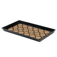 thumbnail image 3 of Black Metal Boot Tray with Trellis Coir and Rubber Insert, 3 of 9