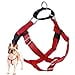 thumbnail image 3 of 2 Hounds Design Freedom No Pull Dog Harness | Adjustable Gentle Comfortable Control for Easy Dog Walking | for Small Medium and Large Dogs | Made in USA | Leash Not Included | 1" XL Red, 3 of 4