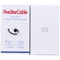 thumbnail image 2 of Fivestarcable 16 Awg 4-Conductor Audio Speaker Cable, 500 ft, Black, CL3 Rated for in-Wall Installation, 2 of 4