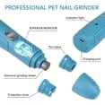 thumbnail image 3 of Electric pet nail grinder, cat and dog nail clippers, rechargeable nail clippers, nail grinder and manicure tool, 3 of 5