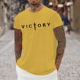 thumbnail image 6 of Ankishi Mens Christian T Shirts Victory Crew Neck Casual Graphic Tees Lightweight Basic Tops for Travel Commuting, 6 of 7