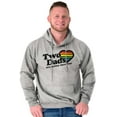 thumbnail image 4 of Two Dads Better Than One Gay Pride Men's Big & Tall Graphic Hoodie Brisco Brands 2X, 4 of 5
