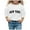 White, variant on Girls Hoodies Size 10-12 Long Sleeve Girls Tops Fashion Graphic Print Pullover Sweatshirt Children Winter Coat Fall Outwear Grey