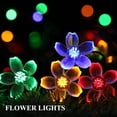 thumbnail image 5 of GoXteam Fairy Flower String Lights Outddor Decorative Lights 23 Feet 50LED Lighting for Christmas Halloween Wedding Party Indoor Outdoor Bedroom Decorations (Multi-color), 5 of 7