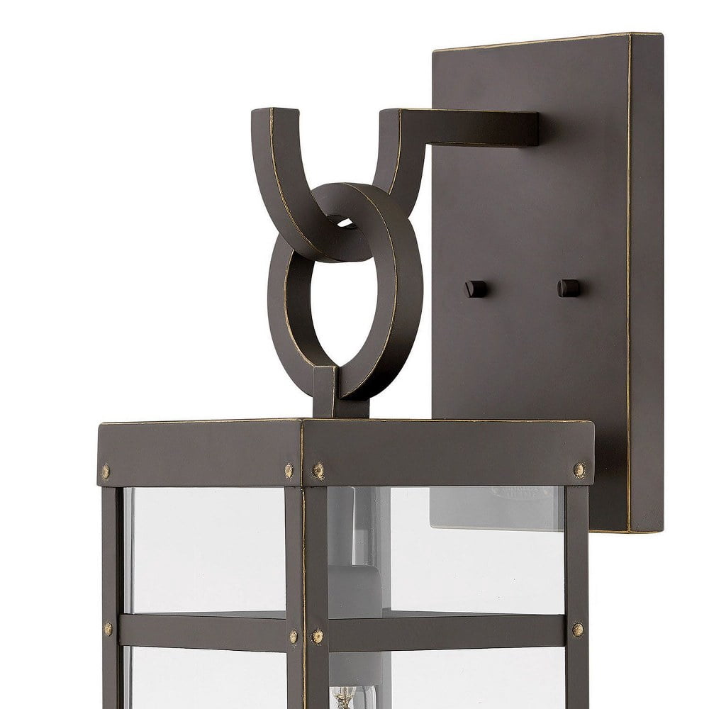 1 Light Medium Outdoor Wall Lantern in Transitional Style 6.5 inches Wide By 22 inches High-Oil Rubbed Bronze Finish-Led Lamping Type Bailey Street