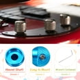 thumbnail image 3 of Uxcell Guitar Knobs Metal, Volume Tone Control Dome Knobs Potentiometer Knobs with Wrench for Electric Guitar Bass Blue, 3 of 6