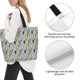 thumbnail image 3 of Balery Lightning Bolts Bolsa Tote Estilo Estético con Cremalleras, Bolsa de Hombro, Bolsa de Compras Grande y Plegable, 3 of 8