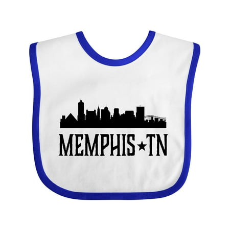 

Inktastic Memphis Tennessee City Skyline Gift Baby Boy or Baby Girl Bib