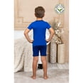 thumbnail image 4 of Prestigez Boys Organic Cotton 2 Piece Pajama Set With Shorts Shark Surfers Beware, Shark Short, Size: 6, 4 of 9
