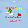 thumbnail image 4 of Inktastic Someone in North Carolina Loves Me Boys or Girls Baby T-Shirt, 4 of 5